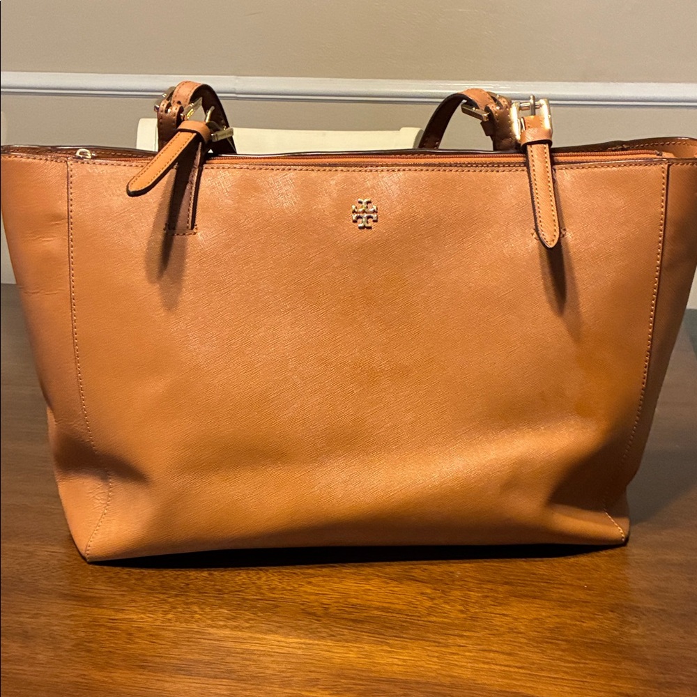 Tory Burch Brown Leather Tote